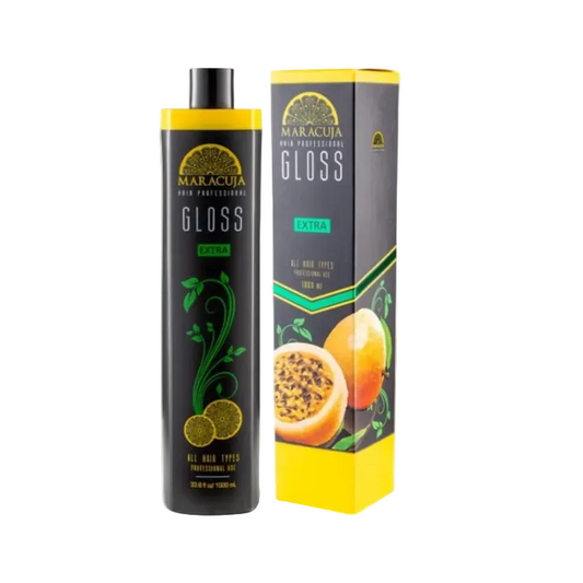 Maracuja Extra Gloss - Passion Fruit Treatment Complex Blowout - Brazilian Keratin - Formaldehyde Free - Hair Straightening. 33.8 fl oz