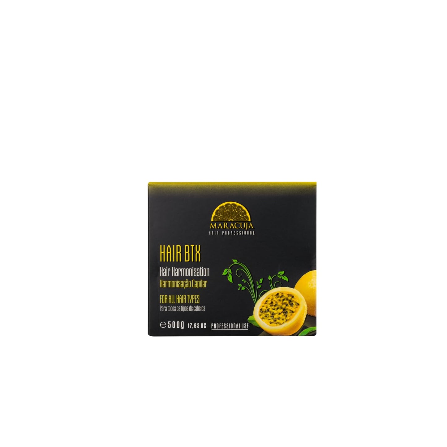 MARACUJA Hair Botox - Passion Fruit Brazilian Botox, Hair Harmonization, Anti-frizz - Intensive Treatment for all hair types, Hair Mask for Damage Repair and Control of Frizz and Volume - 17,63 oz