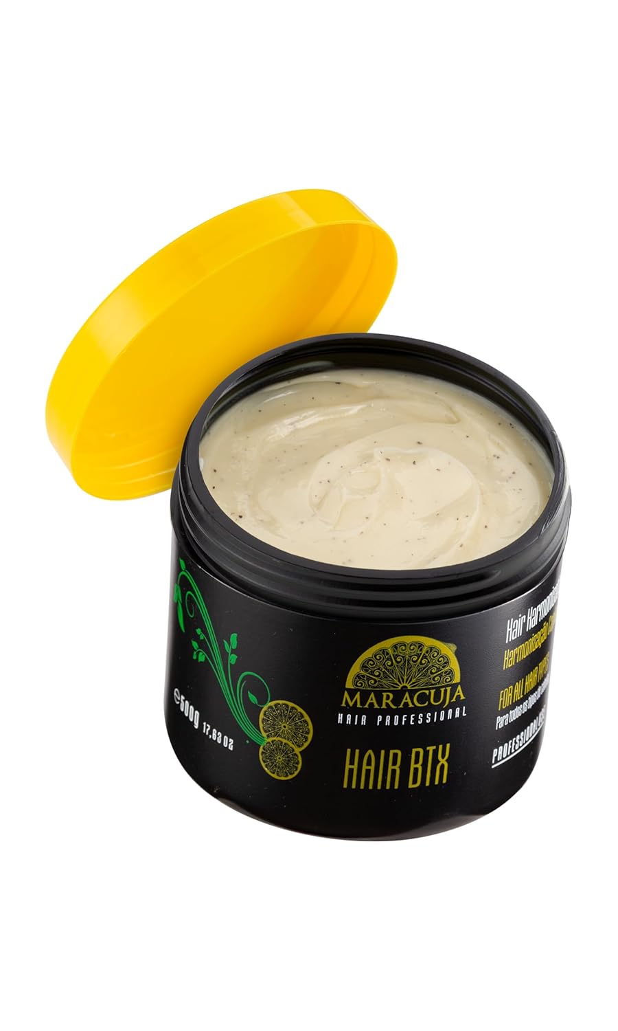 MARACUJA Hair Botox - Passion Fruit Brazilian Botox, Hair Harmonization, Anti-frizz - Intensive Treatment for all hair types, Hair Mask for Damage Repair and Control of Frizz and Volume - 17,63 oz