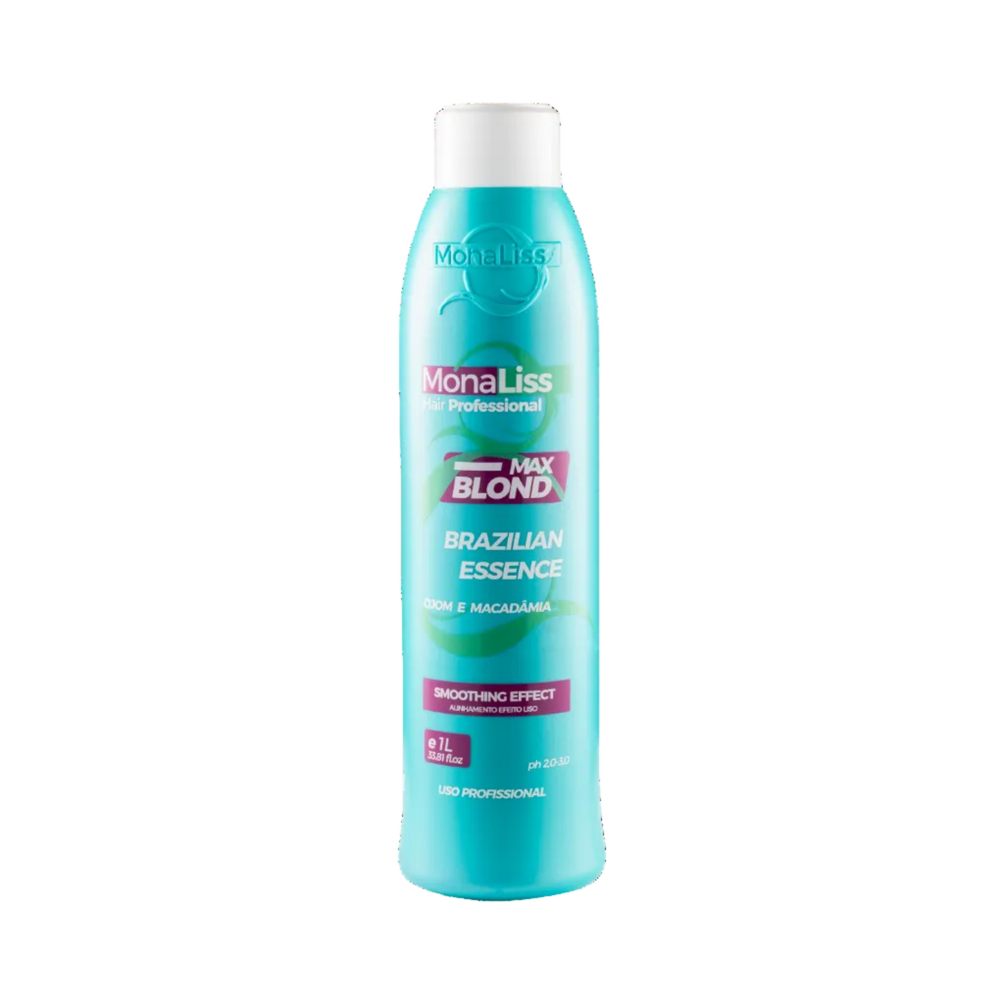 Monaliss Hair Professional Max Blond Formaldehyde Free Hair Straightening 33.8 fl oz