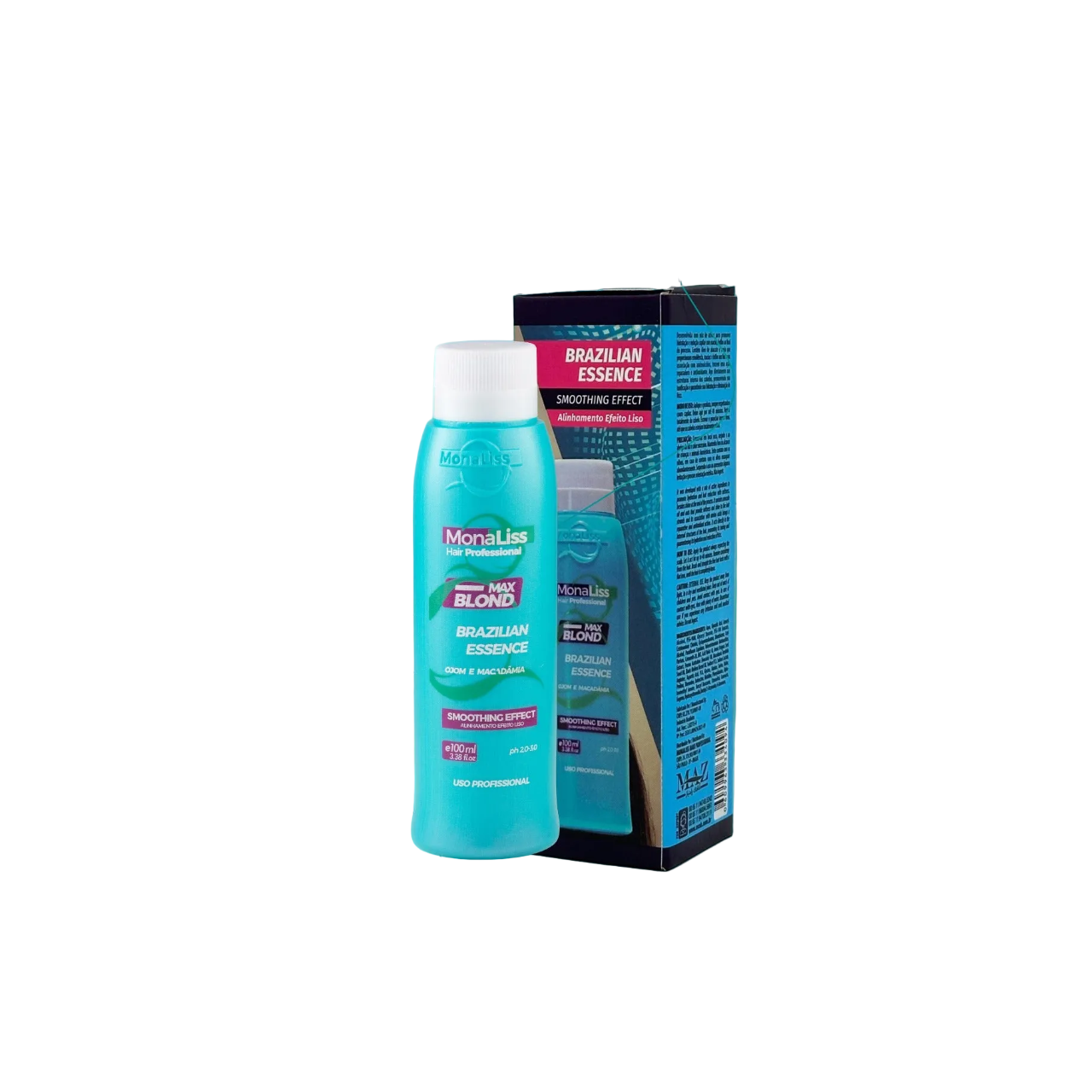 Monaliss Hair Professional Max Blond Formaldehyde Free Hair Straightening 3.38 fl oz