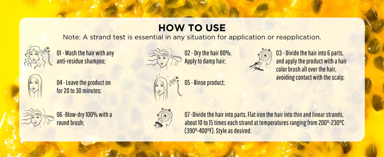 MARACUJA Hair Botox - Passion Fruit Brazilian Botox, Hair Harmonization, Anti-frizz - Intensive Treatment for all hair types, Hair Mask for Damage Repair and Control of Frizz and Volume - 17,63 oz