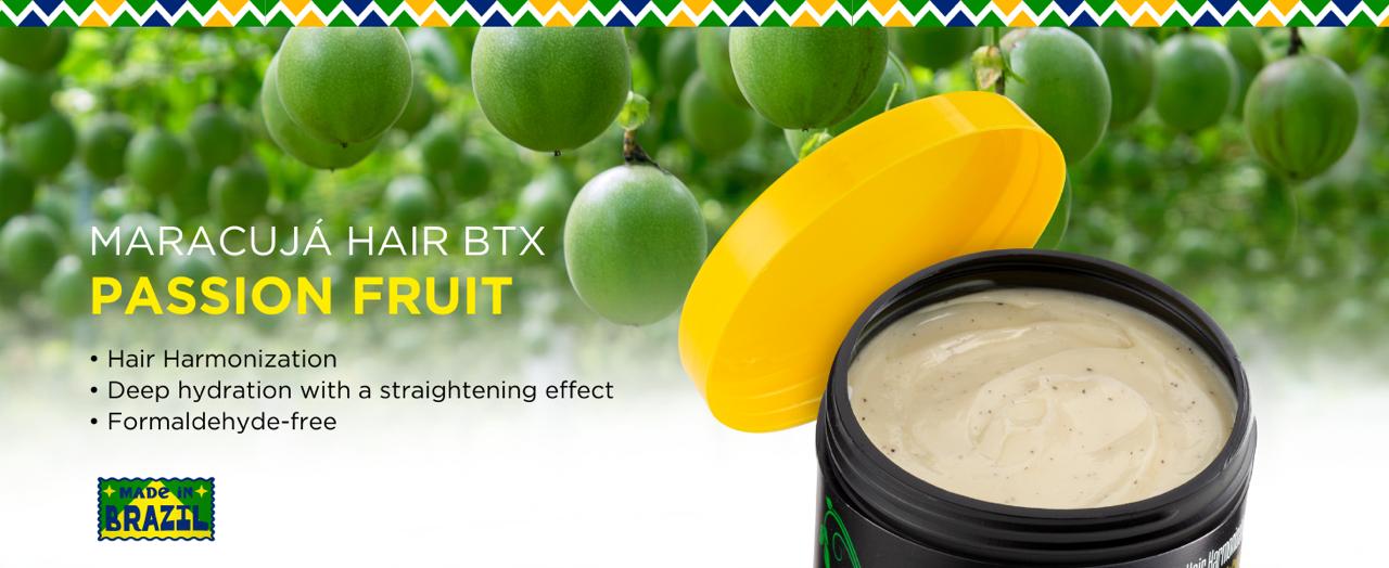 MARACUJA Hair Botox - Passion Fruit Brazilian Botox, Hair Harmonization, Anti-frizz - Intensive Treatment for all hair types, Hair Mask for Damage Repair and Control of Frizz and Volume - 17,63 oz